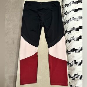Gaiam athletic capri pants , color block